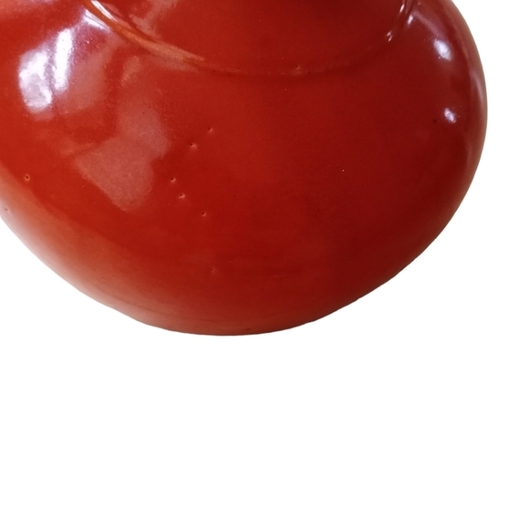 HTF Vintage 1930's Bauer Pottery Burnt Orange Pot Pitcher Mid… - Picture 7 of 10